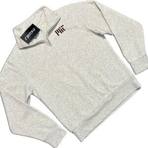 Heather Gray Quarter-Zip Sweatshirt